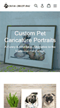 Mobile Screenshot of caninecaricatures.com